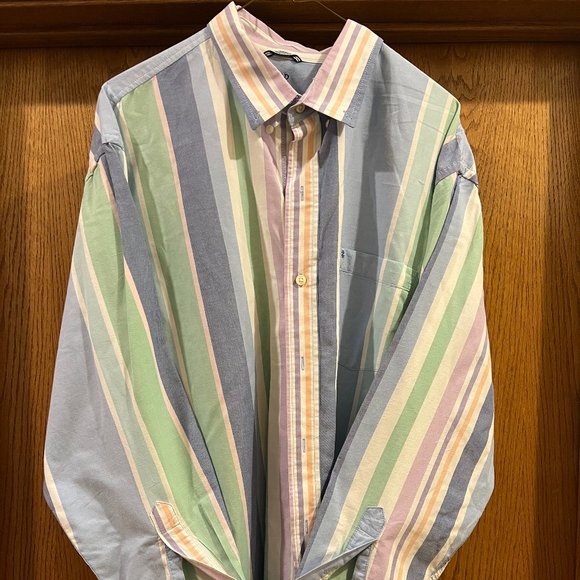 IZOD Striped Saltwater Relaxed Classics Men's XL - Picture 1 of 4